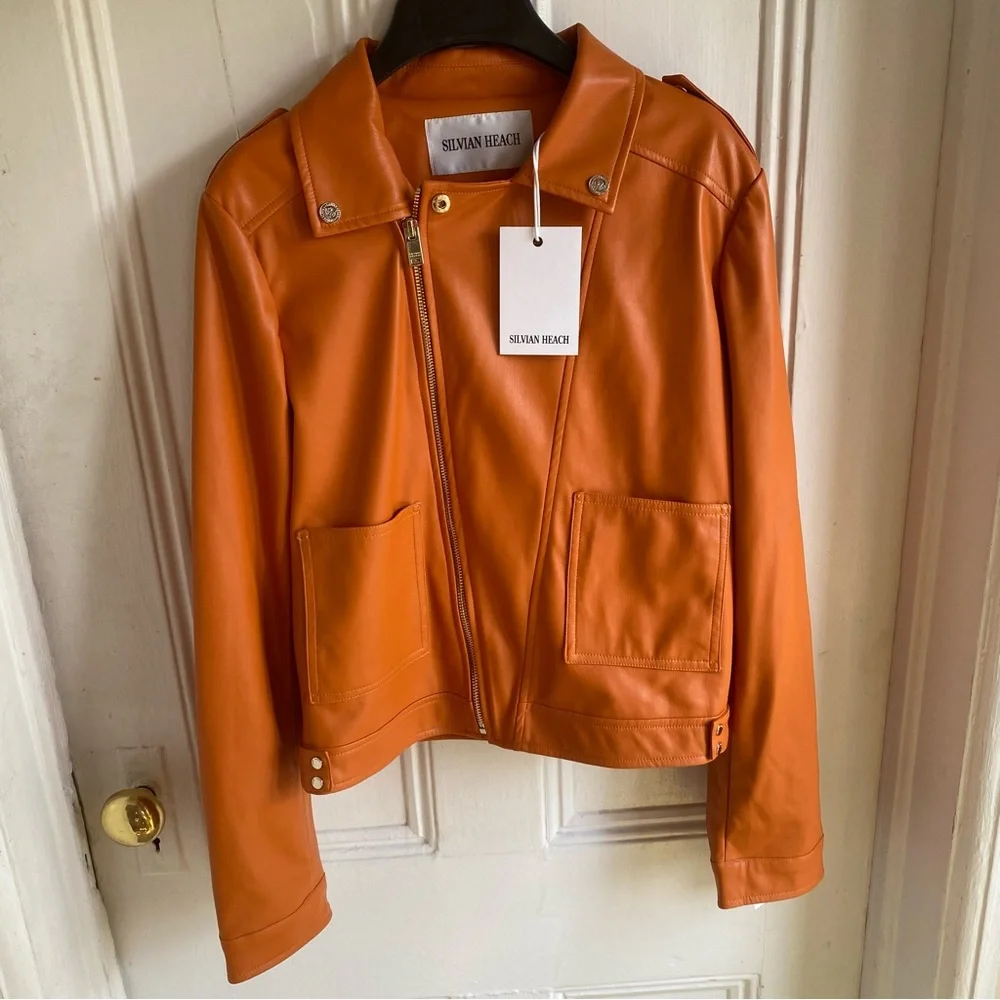 SILVIAN HEACH Bikerjacket In Eco
Leather Sz 44it(M) - Picture 4 of 16